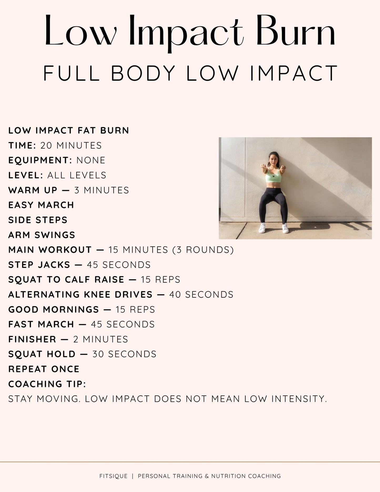 20-Minute Home Workout Library for Beginners (No Gym Needed)