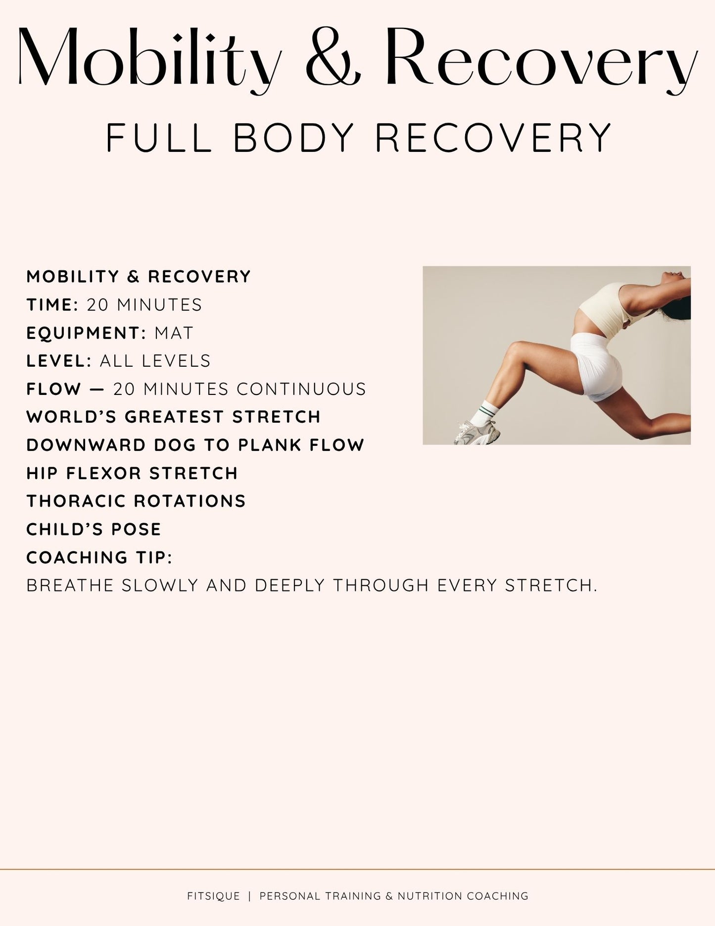 20-Minute Home Workout Library for Beginners (No Gym Needed)