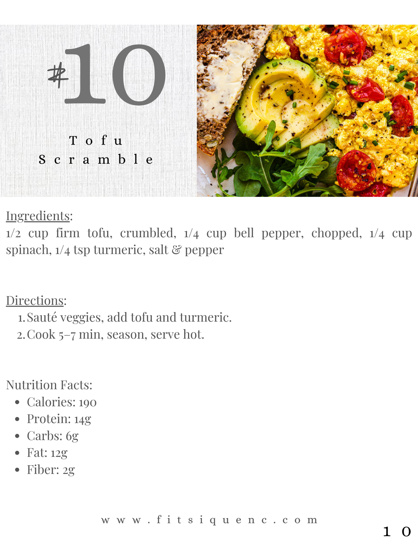 Top 10 Best Breakfast Recipes for Weight Loss