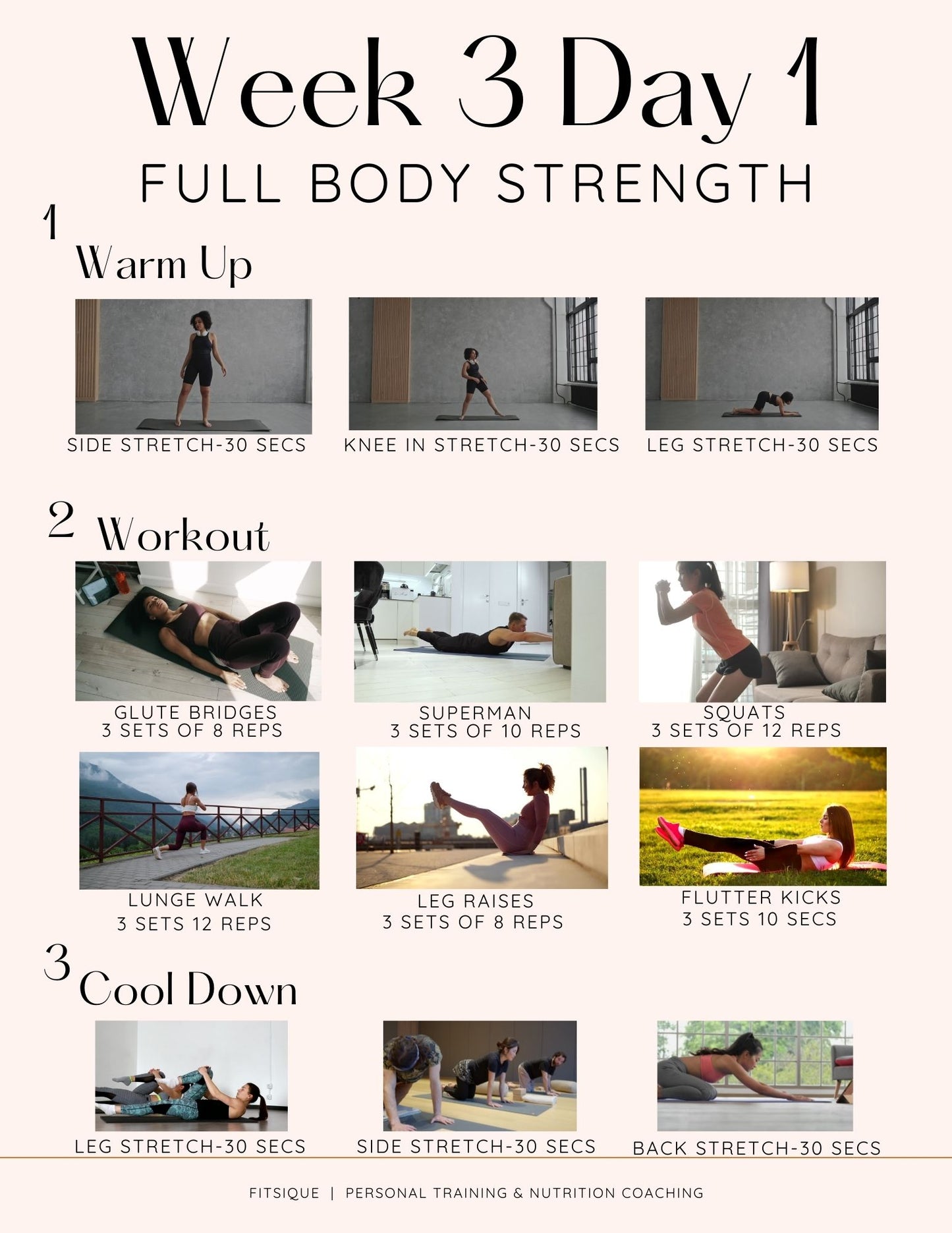 Fitsique | Fitsique 4-Week Beginners Weight Loss Guide (Digital/Printable)