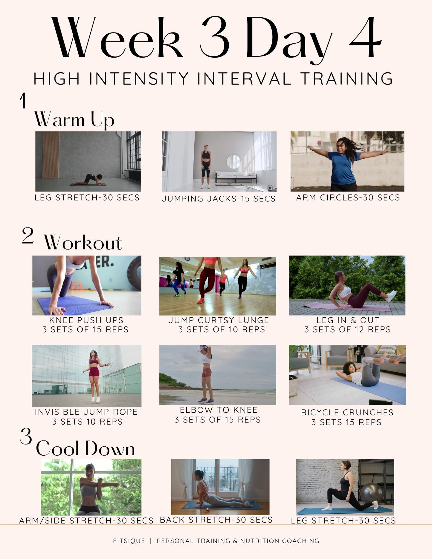 Fitsique | Fitsique 4-Week Beginners Weight Loss Guide (Digital/Printable)