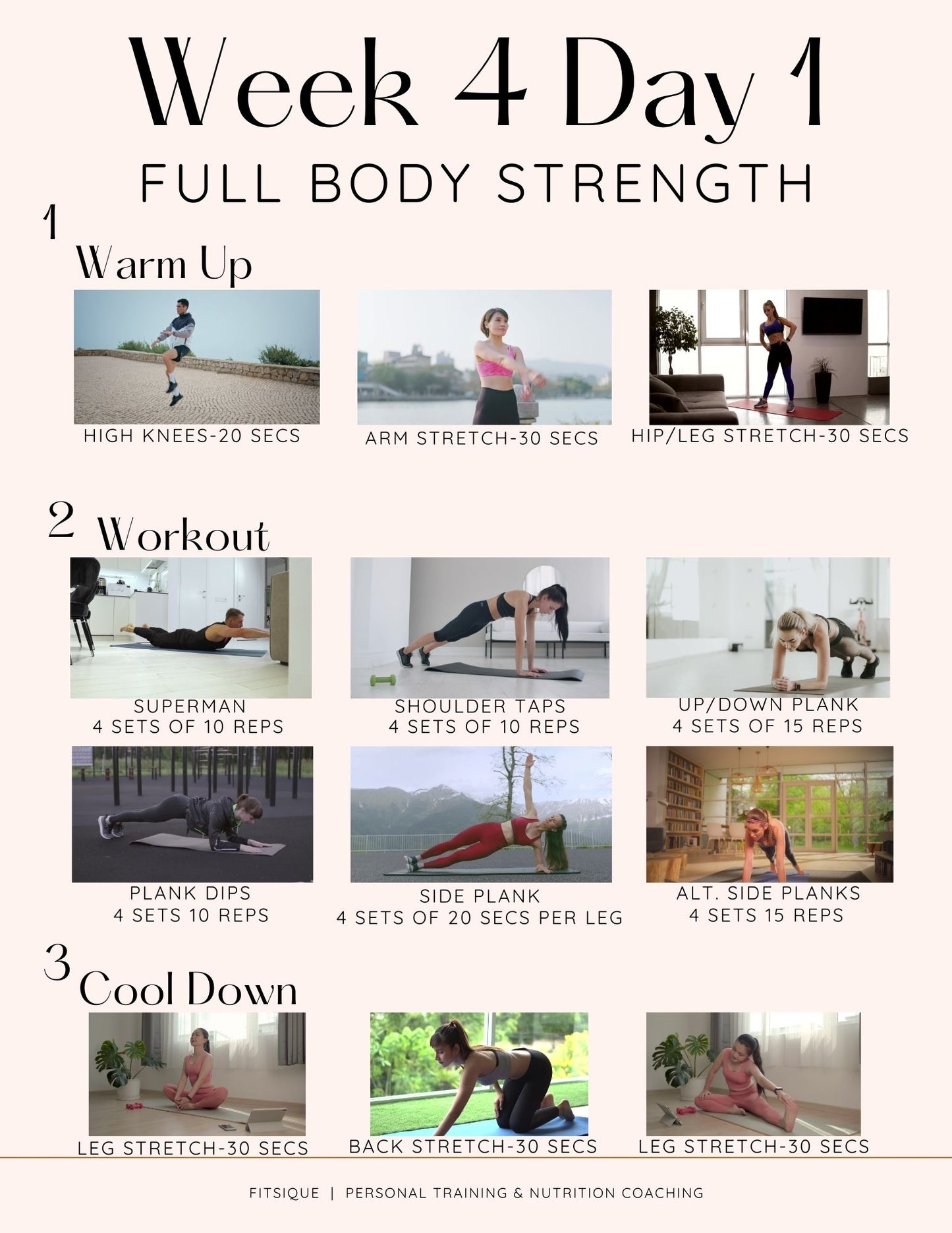 Fitsique | Fitsique 4-Week Beginners Weight Loss Guide (Digital/Printable)