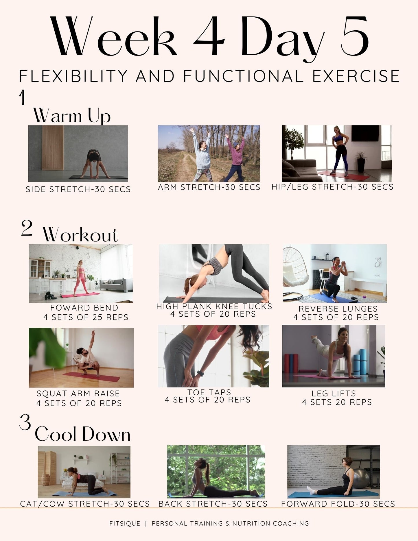 Fitsique | Fitsique 4-Week Beginners Weight Loss Guide (Digital/Printable)