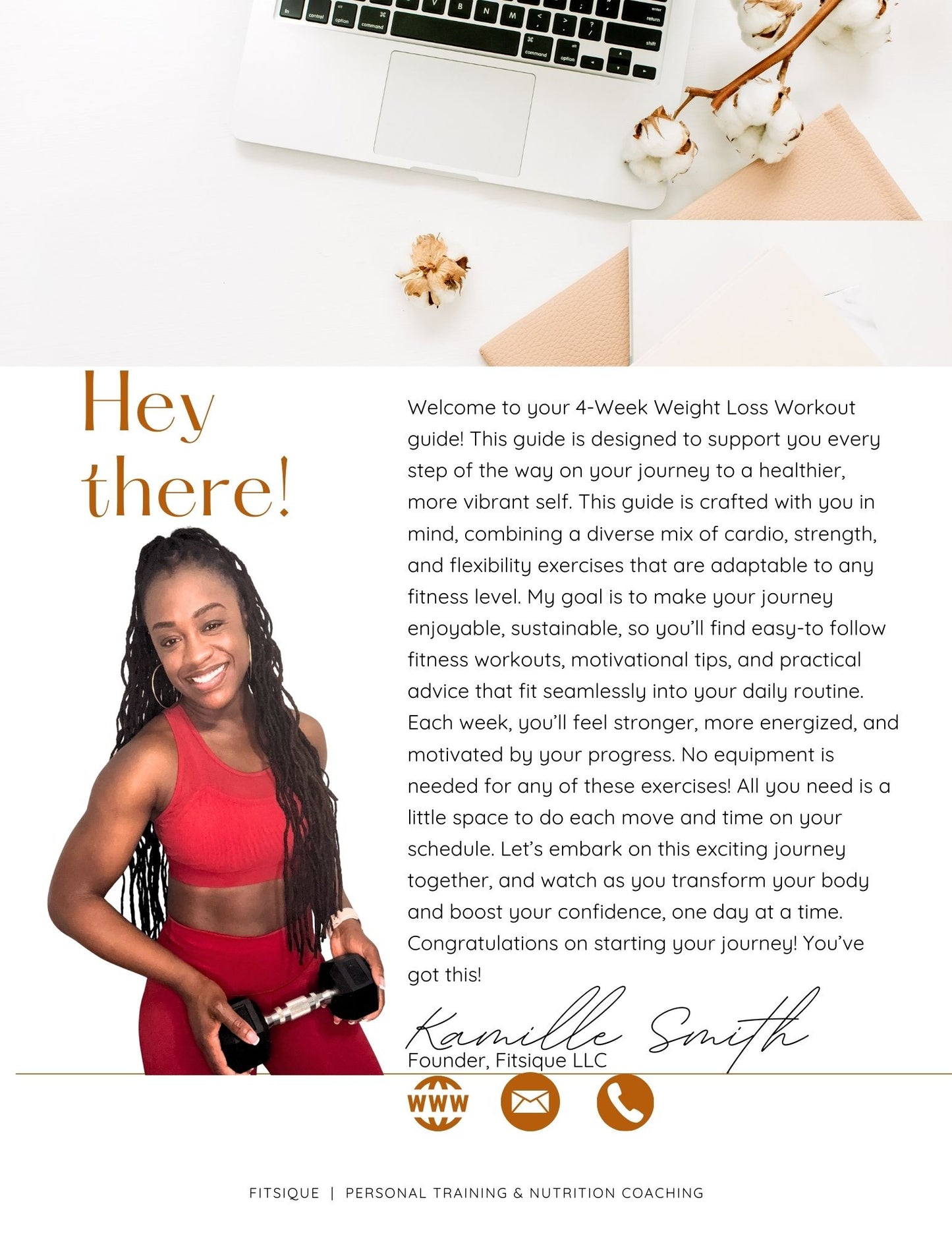 Fitsique | Fitsique 4-Week Beginners Weight Loss Guide (Digital/Printable)