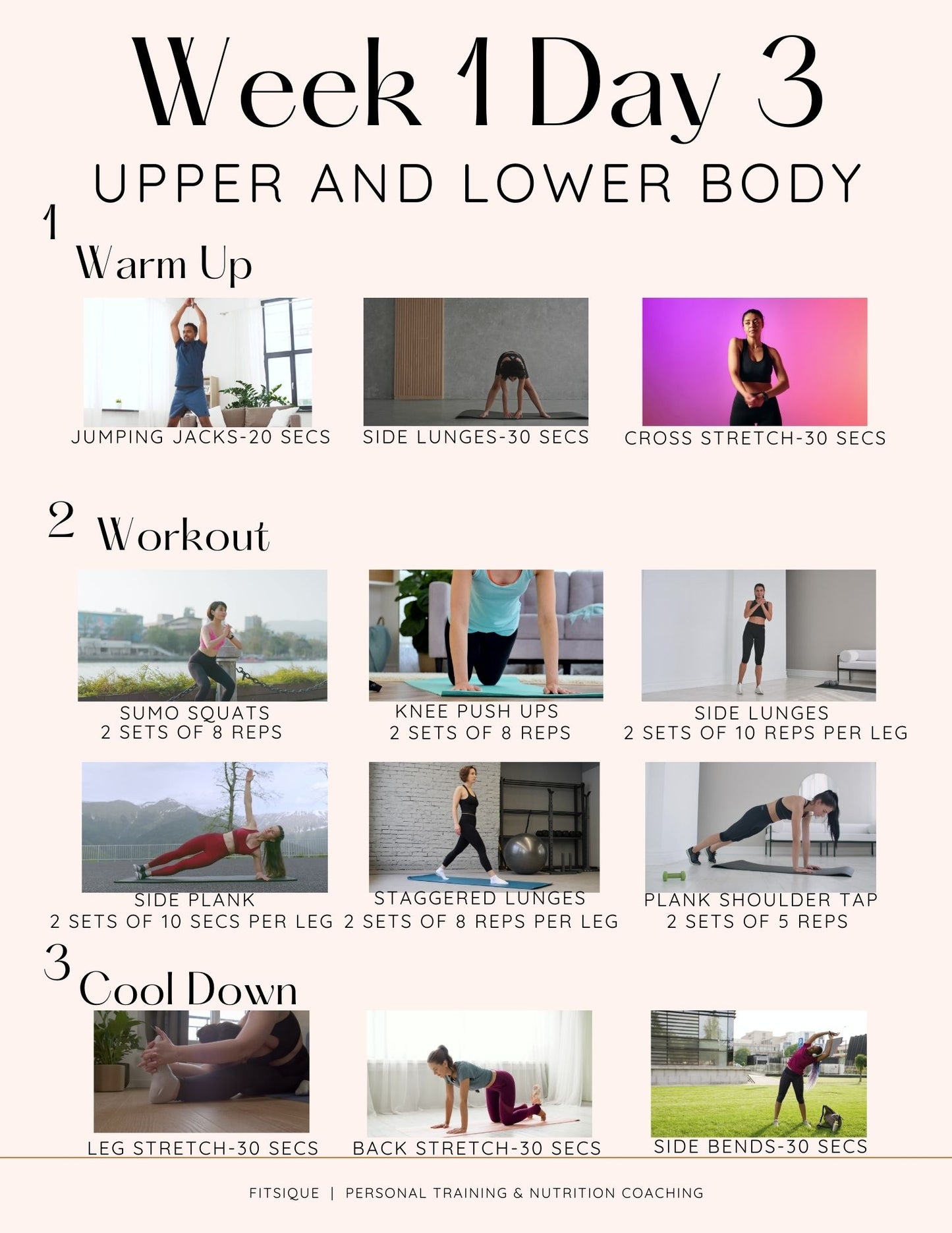 Fitsique | Fitsique 4-Week Beginners Weight Loss Guide (Digital/Printable)