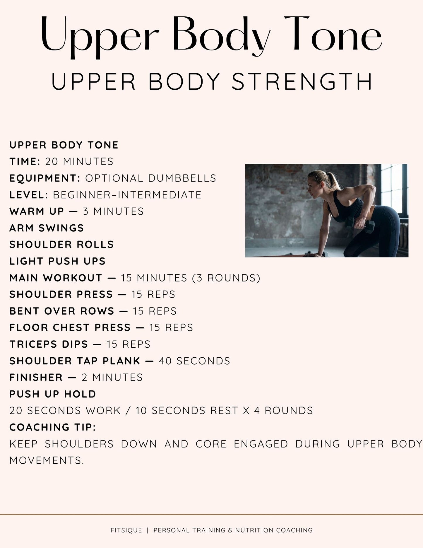 20-Minute Home Workout Library for Beginners (No Gym Needed)