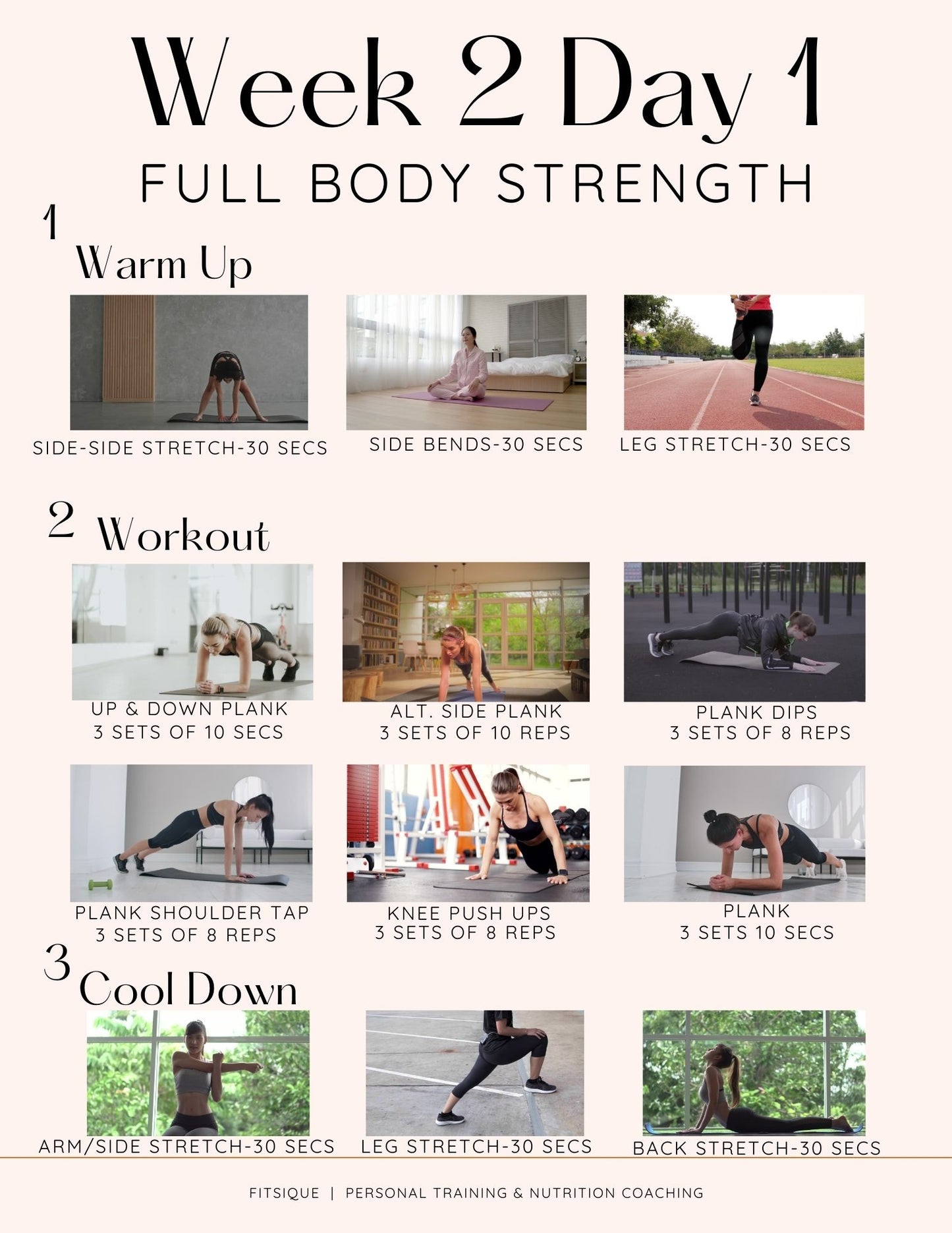 Fitsique | Fitsique 4-Week Beginners Weight Loss Guide (Digital/Printable)